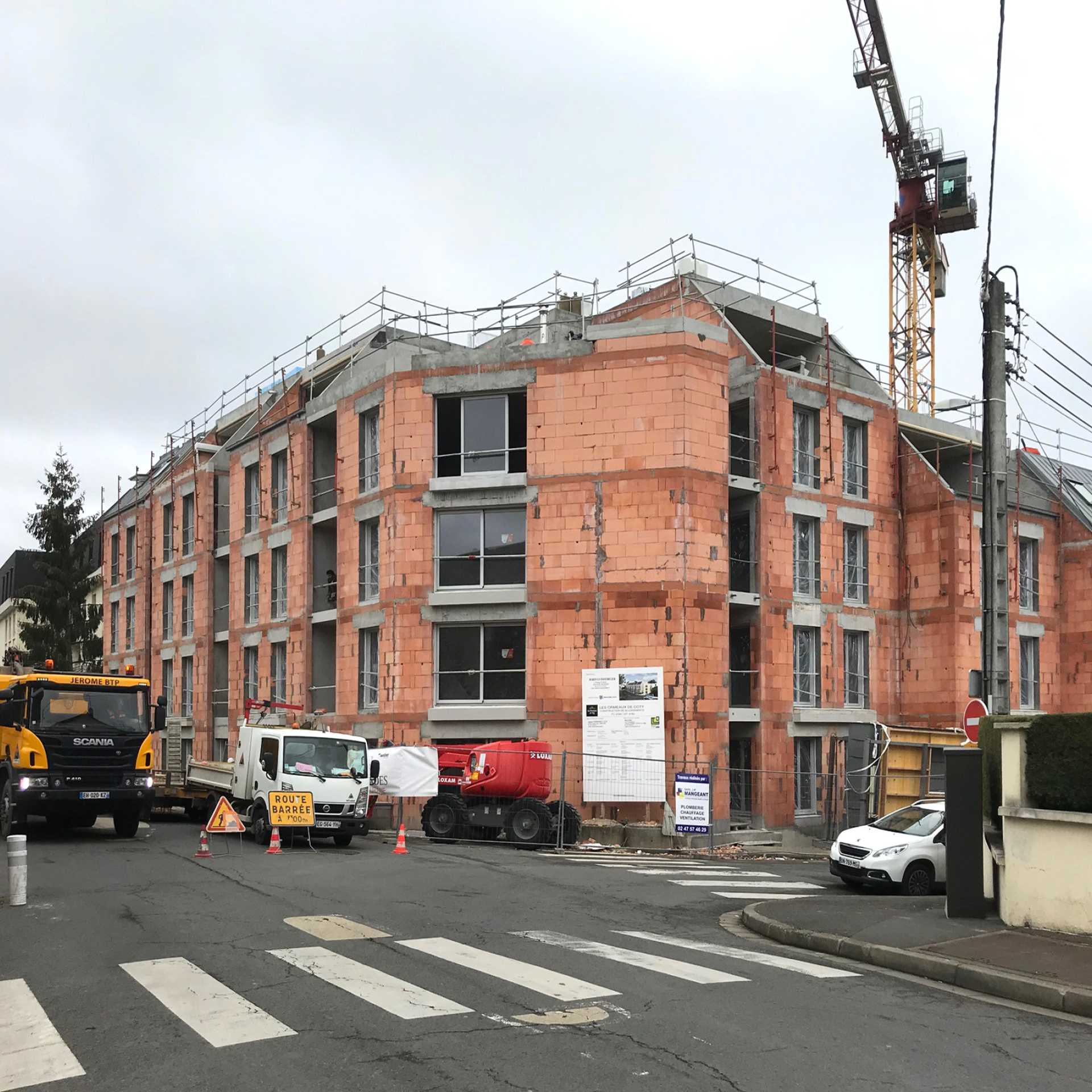 FAY ARCHITECTES - 52 logements collectifs à Tours, Conception en collaboration avec l'agence AUP Michel Cosnefroy