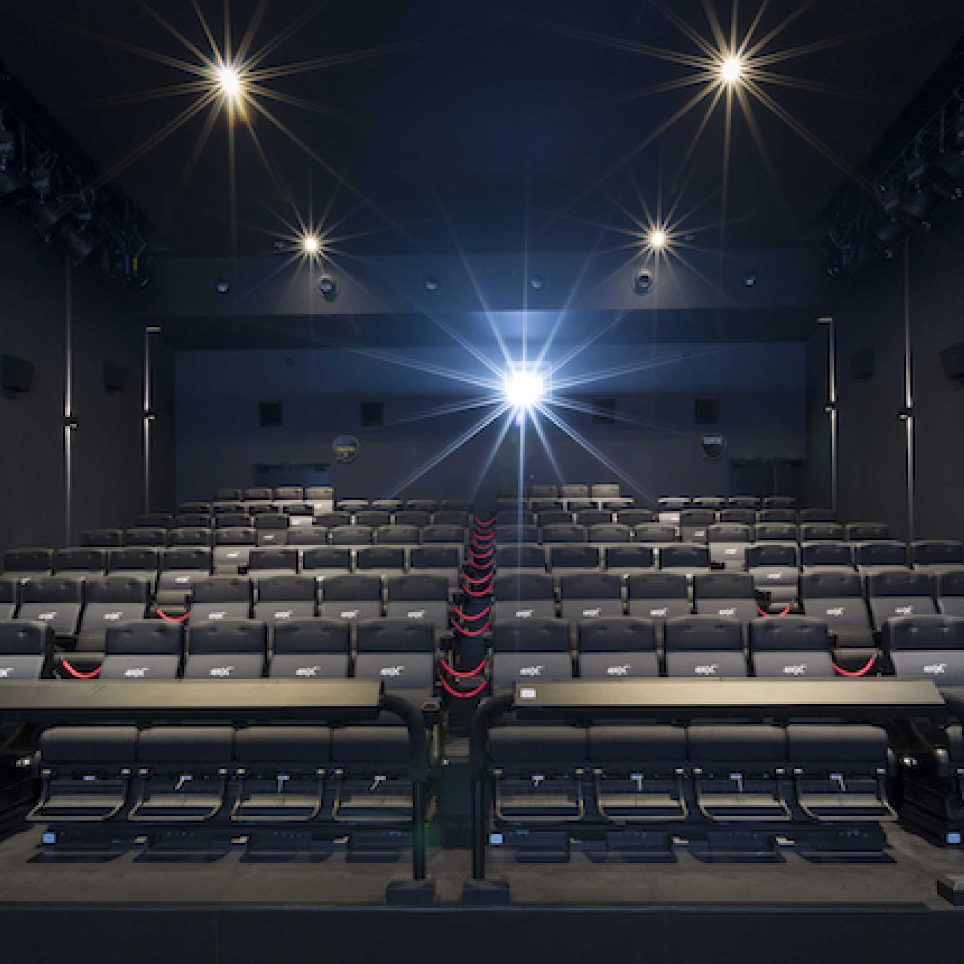 FAY ARCHITECTES - Les Cinémas Pathé - Gaumont - Cinéma 4DX - screenX - Interior design