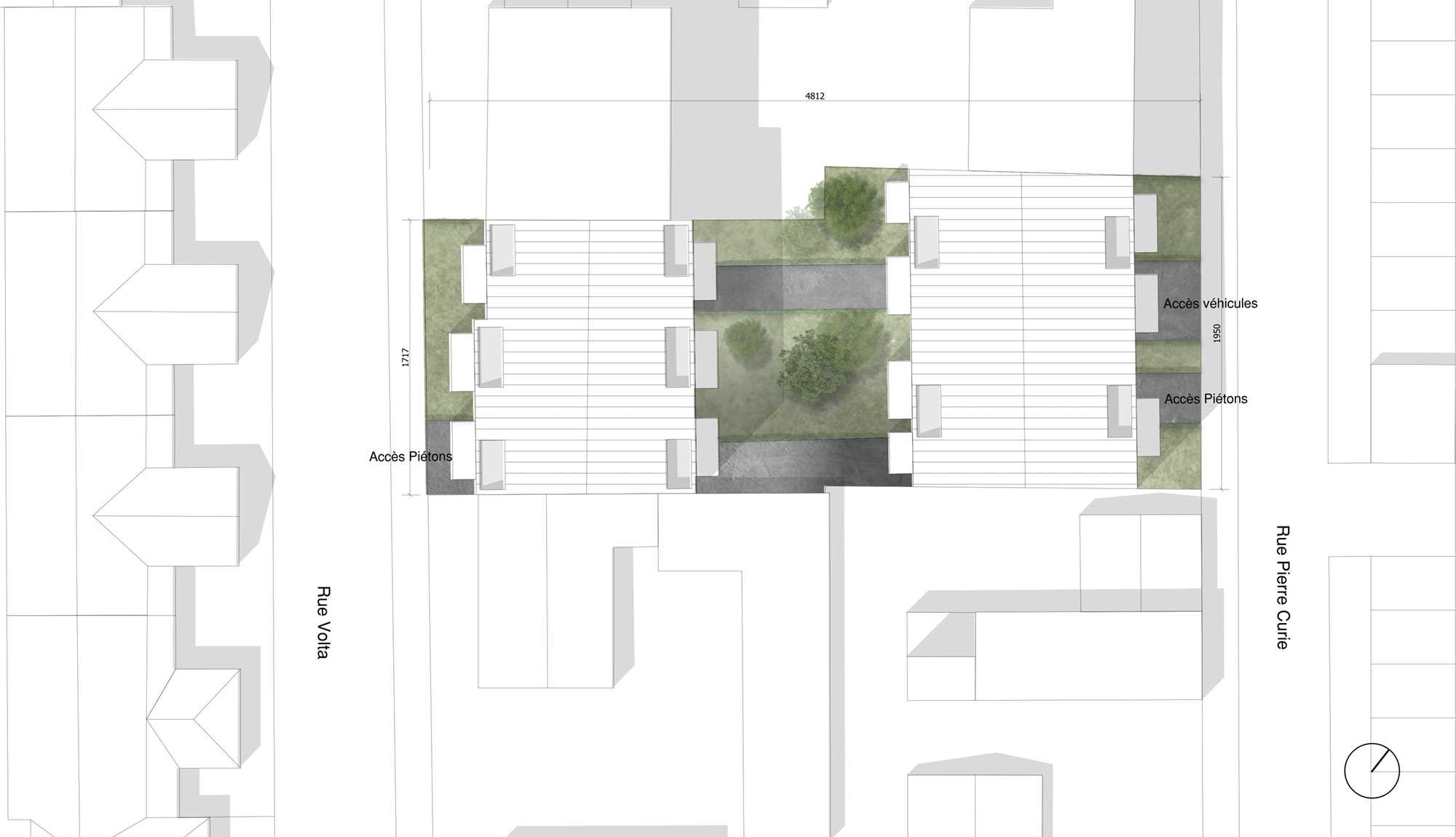 FAY ARCHITECTES - 22 logements collectifs et une crèche, Construction neuve