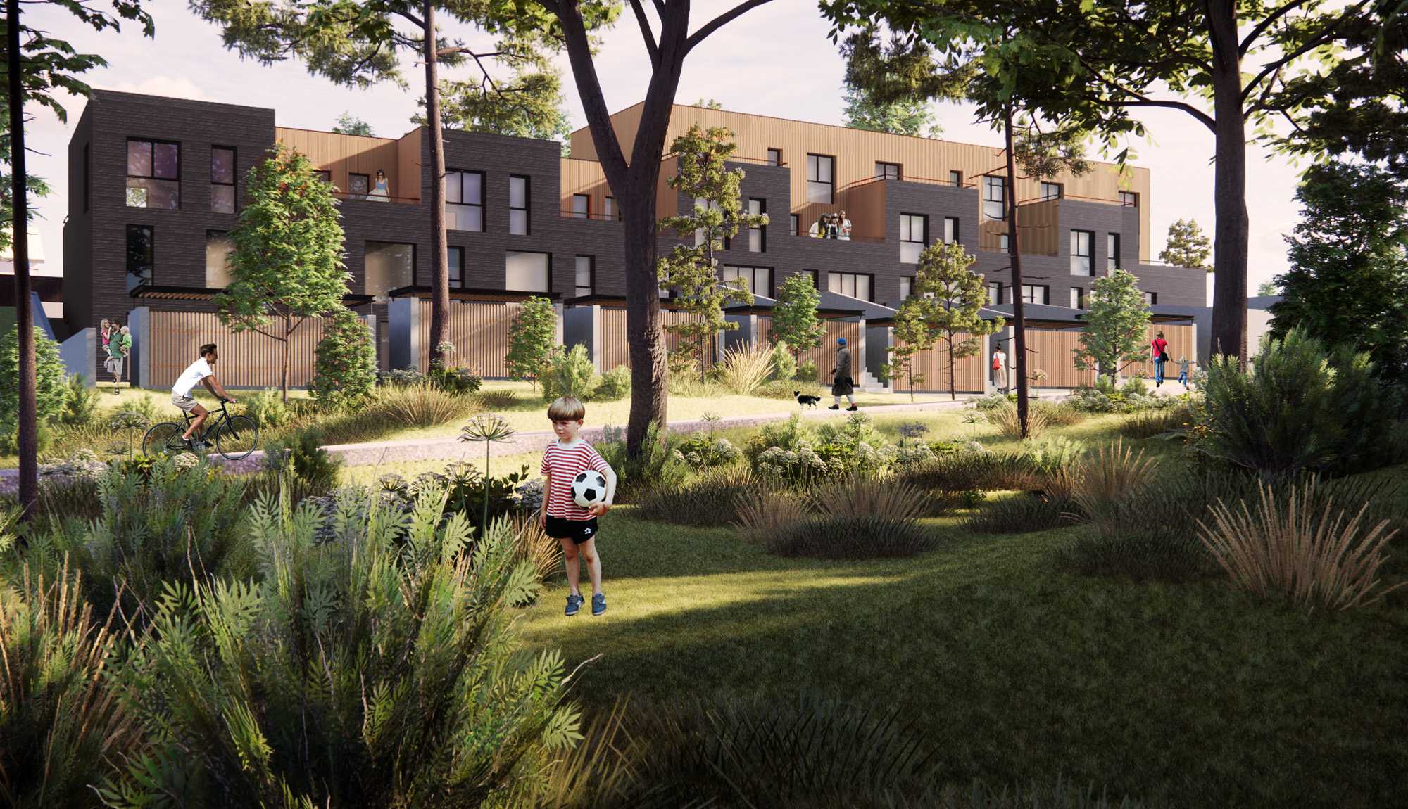 FAY ARCHITECTES - BRUNOY - LOGEMENT - CRECHE - OSSATURE BOIS