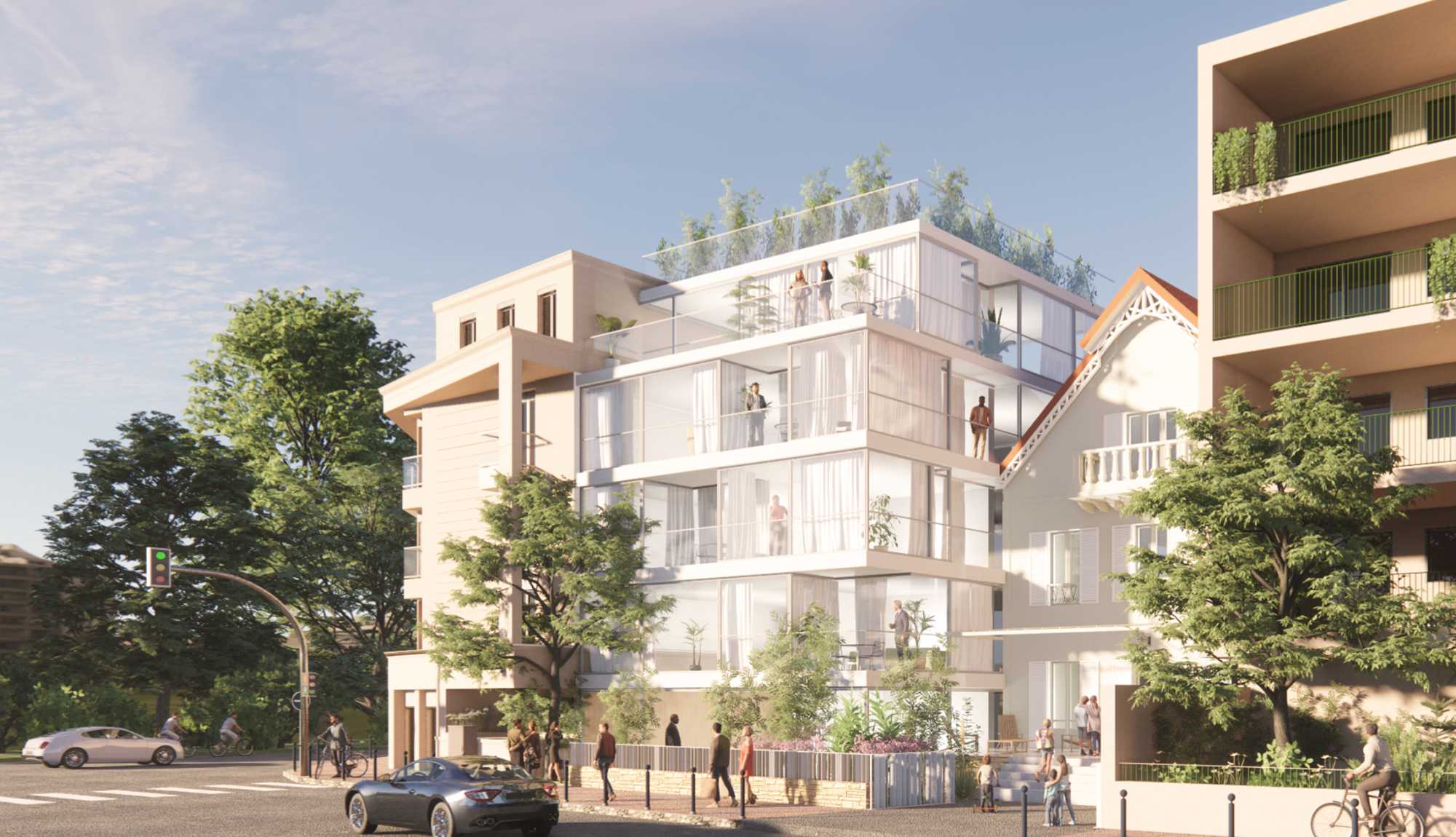 FAY ARCHITECTES LOGEMENTS SAINT MAUR, FR - ARCHITECTES - EXTENSION