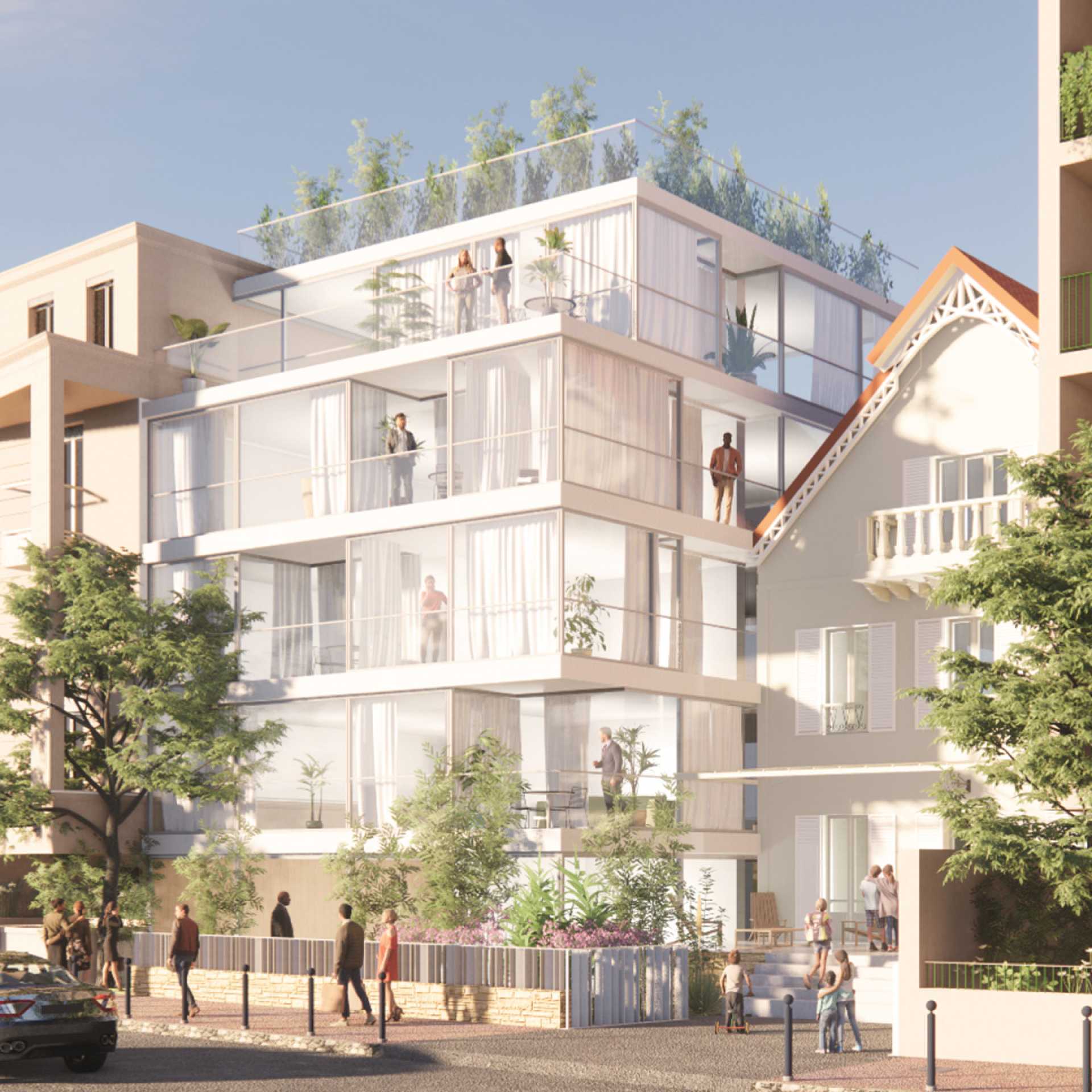 FAY ARCHITECTES LOGEMENTS SAINT MAUR, FR - ARCHITECTES - EXTENSION