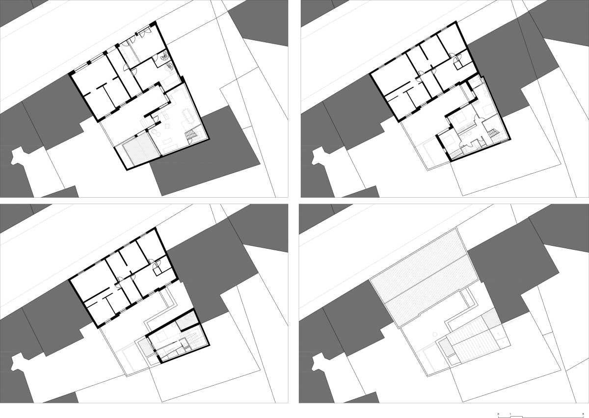FAY ARCHITECTES - Maison individuelle à moucharabieh à Boulogne Billancourt