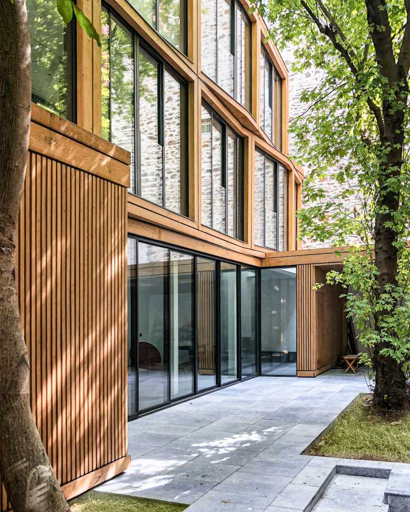 FAY ARCHITECTES - Maison individuelle, Construction neuve, Ossature bois, Ressources naturelles à République, Paris