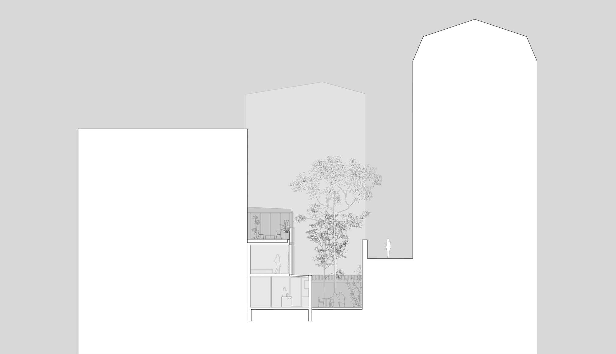 FAY ARCHITECTES - Maison individuelle, Construction neuve, Ossature bois, Ressources naturelles à République, Paris