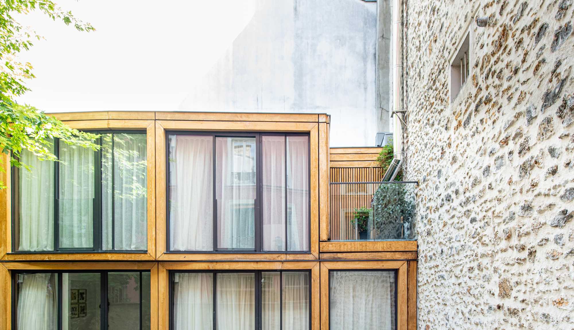 FAY ARCHITECTES - Maison individuelle, Construction neuve, Ossature bois, Ressources naturelles à République, Paris