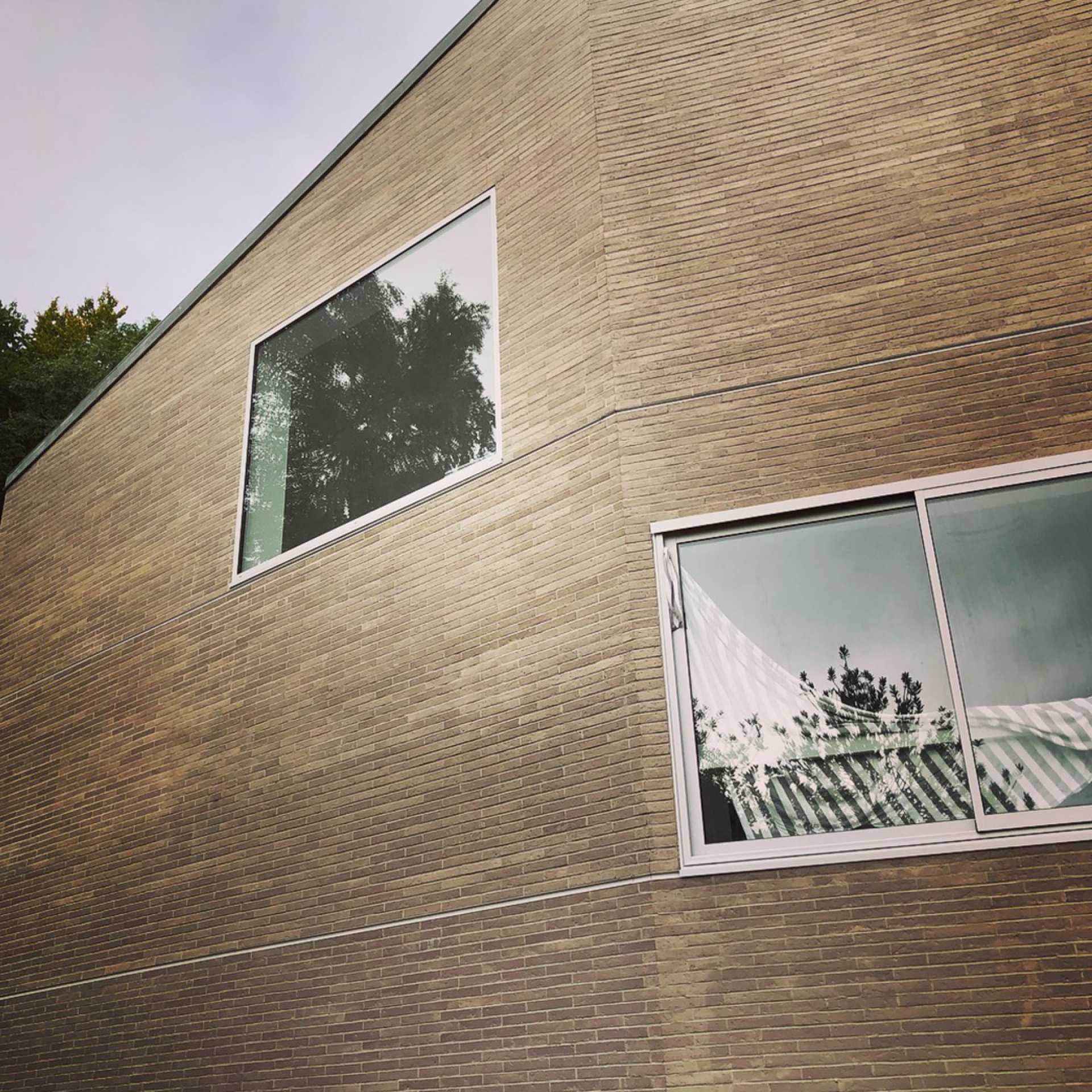 FAY ARCHITECTES maison individuelle villennes- sur-seine - Brique - Construction neuve - architecture