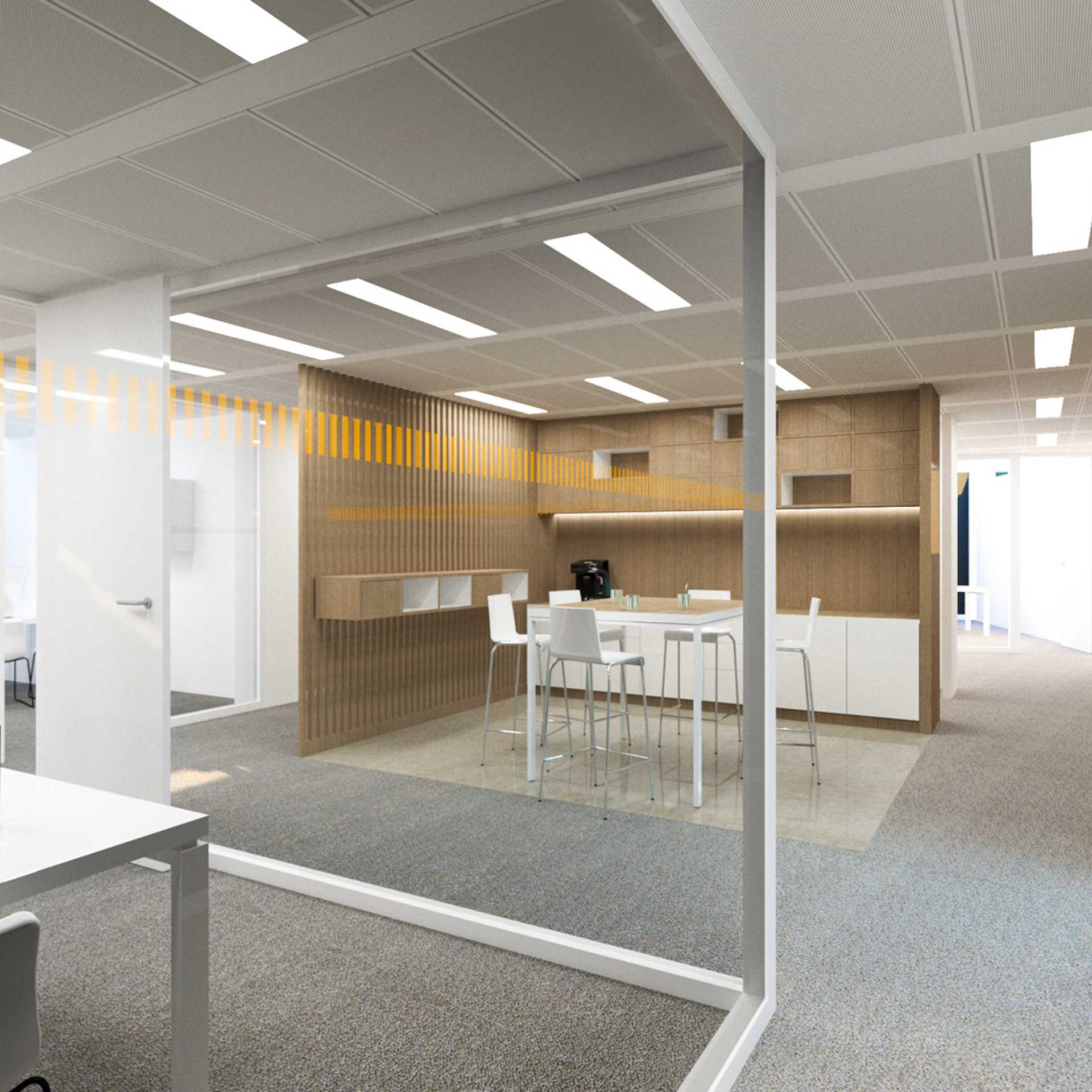 FAY ARCHITECTES - Aménagement des bureaux du siège social de Spie Energie et de Spie Fondation